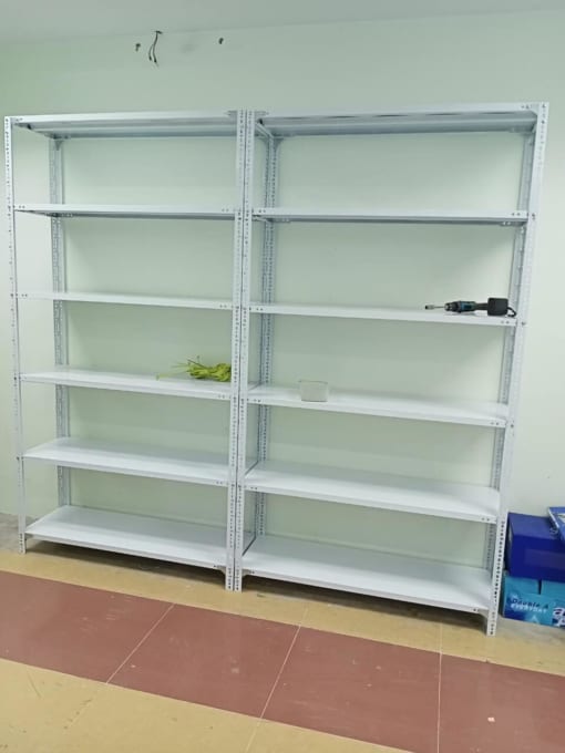 Kệ sắt 6 tầng: cao 2m x dài 1,2m x rộng 0,5m