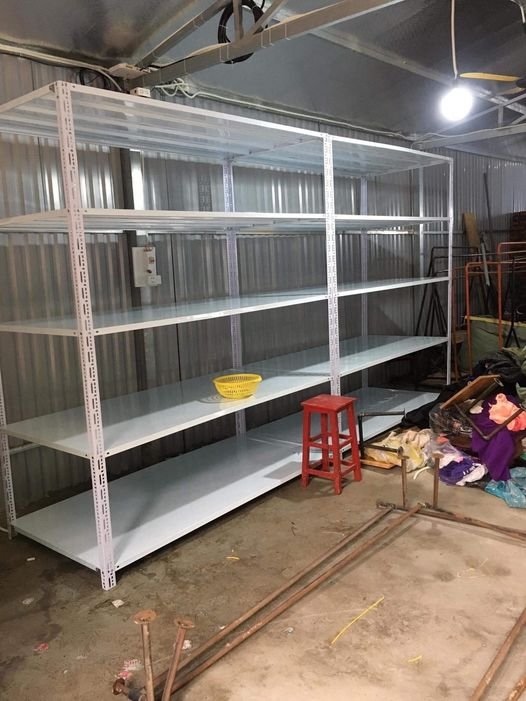 kệ sắt v lỗ H2000 x L1500 x W600 x 5 Tầng