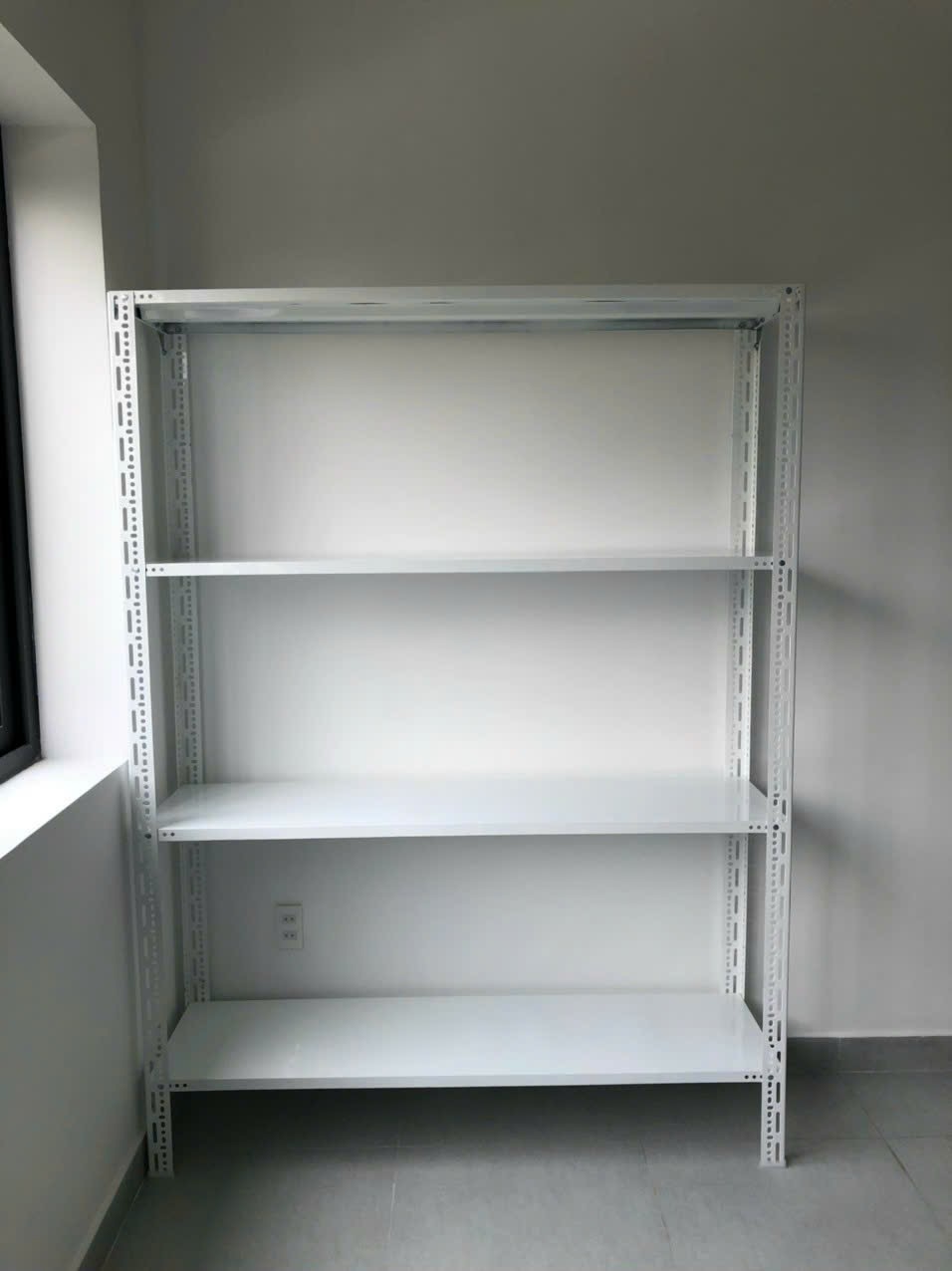 kệ sắt v lỗ cao 1m5 dài 1m2 rộng 30 4 mâm - Ảnh 2