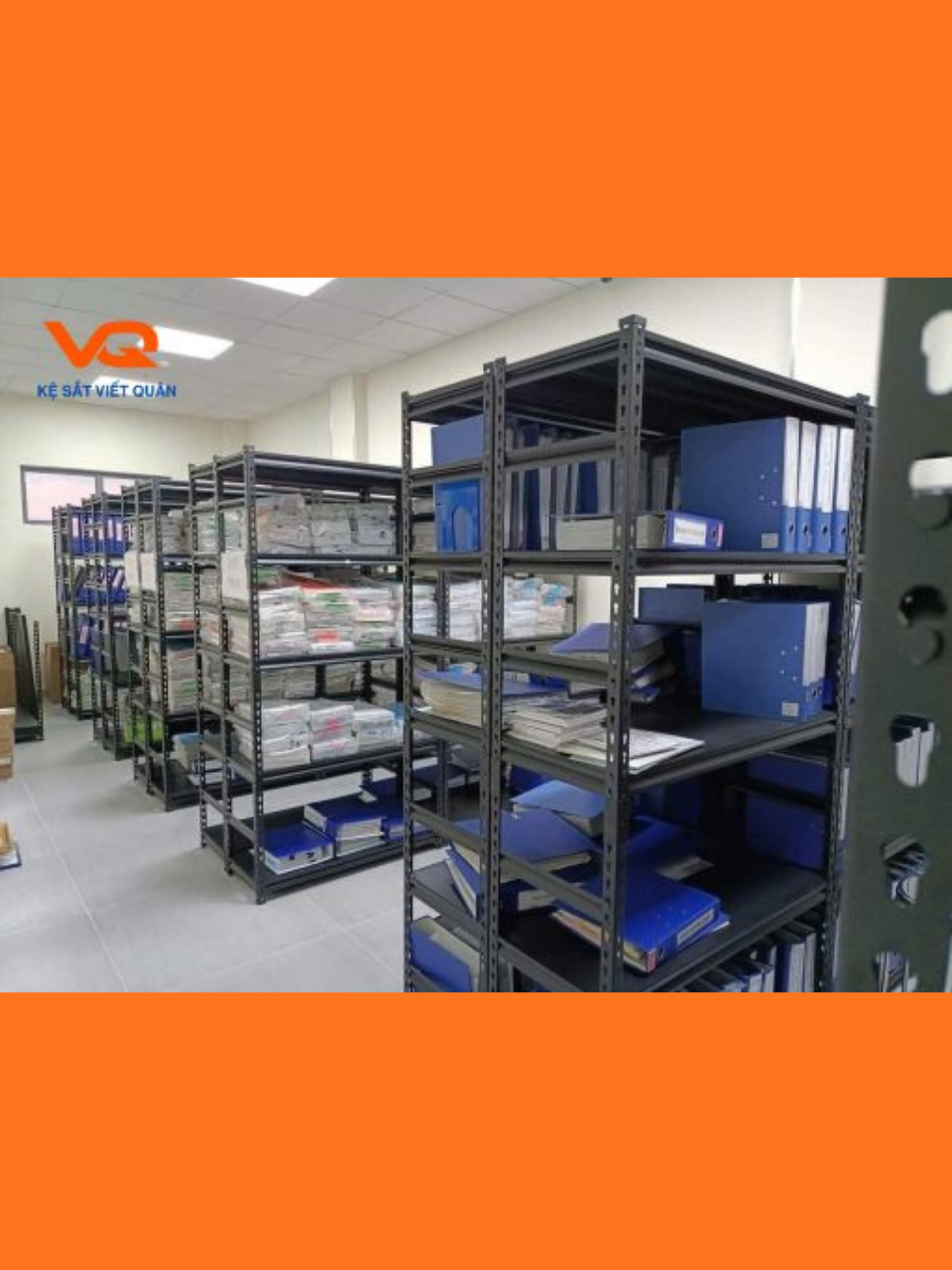 Kệ V Gài 5 Sàn Cao 2m Dài 1m Rộng 0,5m – Khung Thép Sơn Tĩnh Điện - Ảnh 3