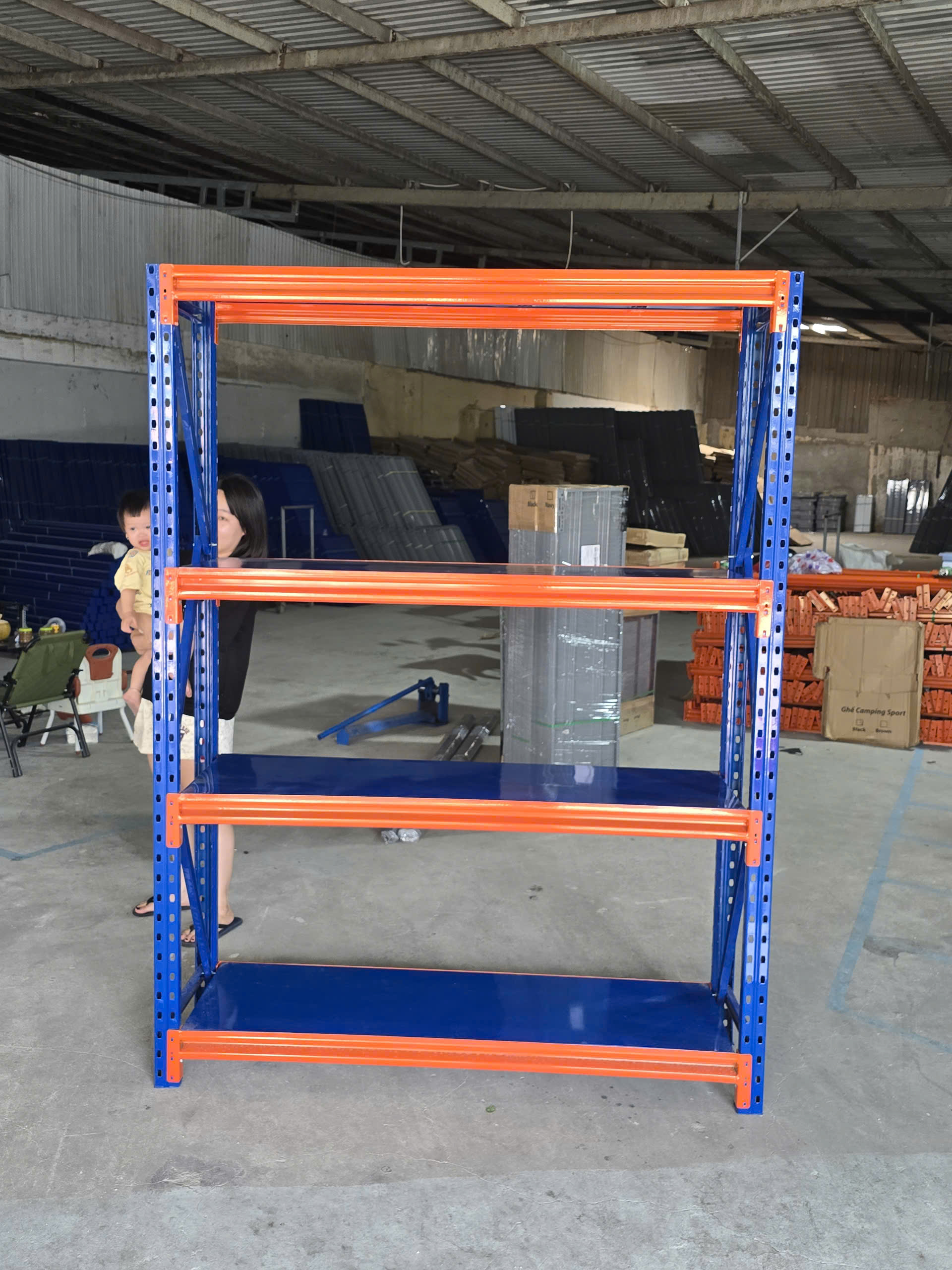 Kệ Trung Tải Cao 2000 x Dài 1500 x Rộng 400 x 4 Mâm - Ảnh 2